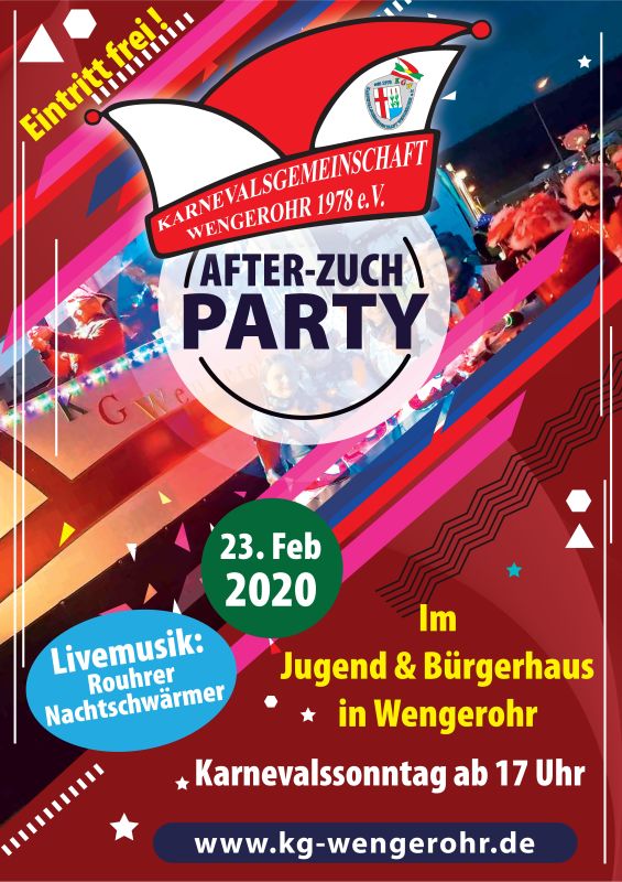 KGW After Zuch Party am 23.02.2020