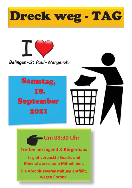 Dreckwegtag Wengerohr Plakat 2021 v2